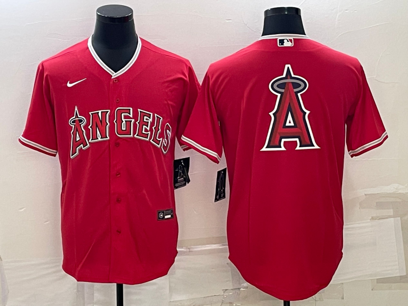Men's Los Angeles Angels Red Alternate Team Jersey